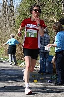 Eva Lenz beim Forstenrieder Volkslauf 2011