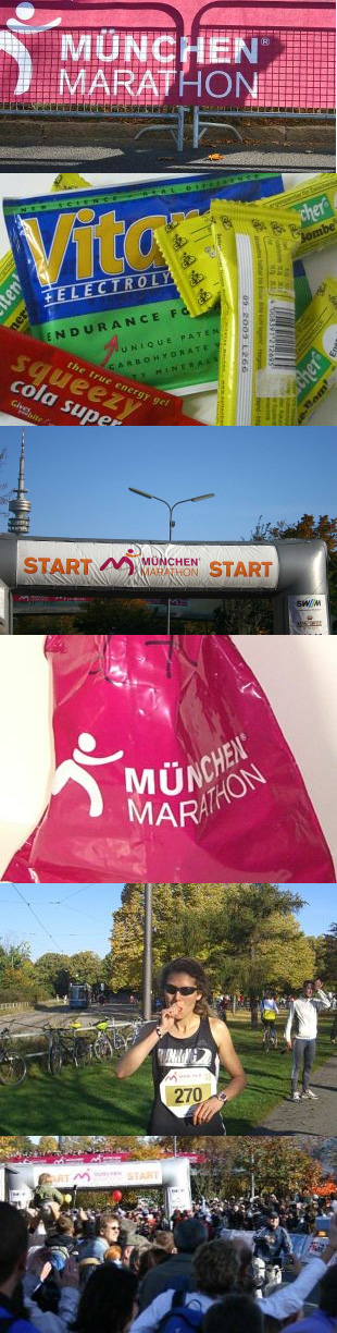 Muenchen Marathon vor dem Start