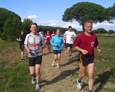 RUNNING Company Toskana Laufcamp 2010 Dauerlauf im Nationalpark