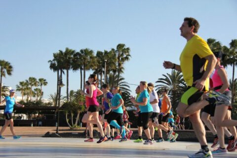 Lauftraining auf Lanzarote inkl. Palmen und Sonnenschein