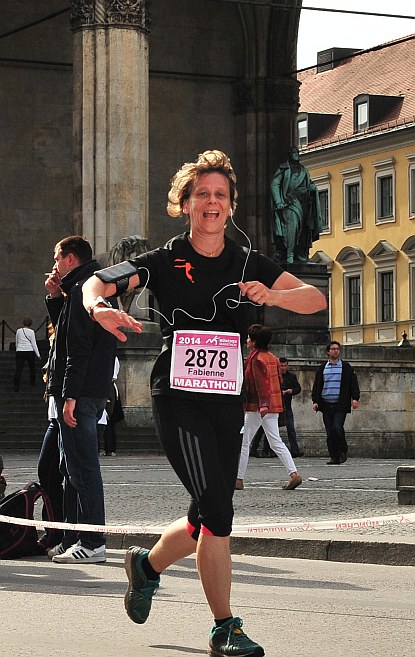Marathonläuferin München Marathon 2014