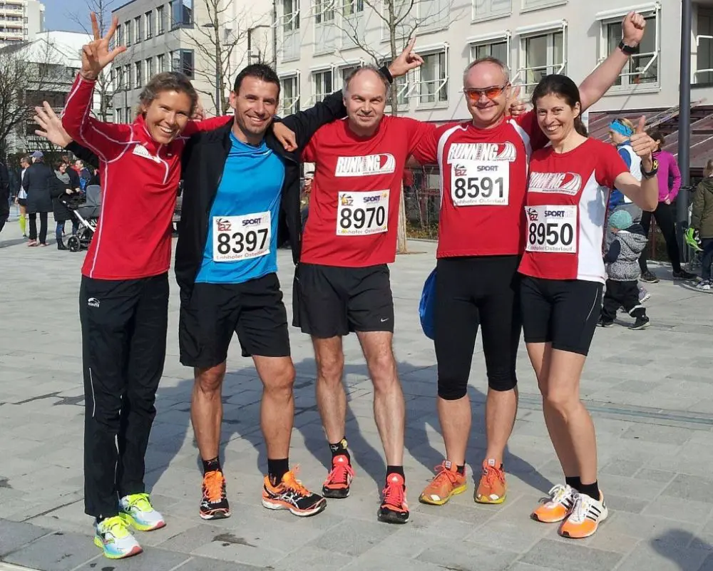 RUNNING Company Läufer beim Lohofer Osterlauf