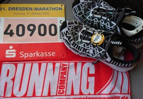 Equipment für den Marathonstart