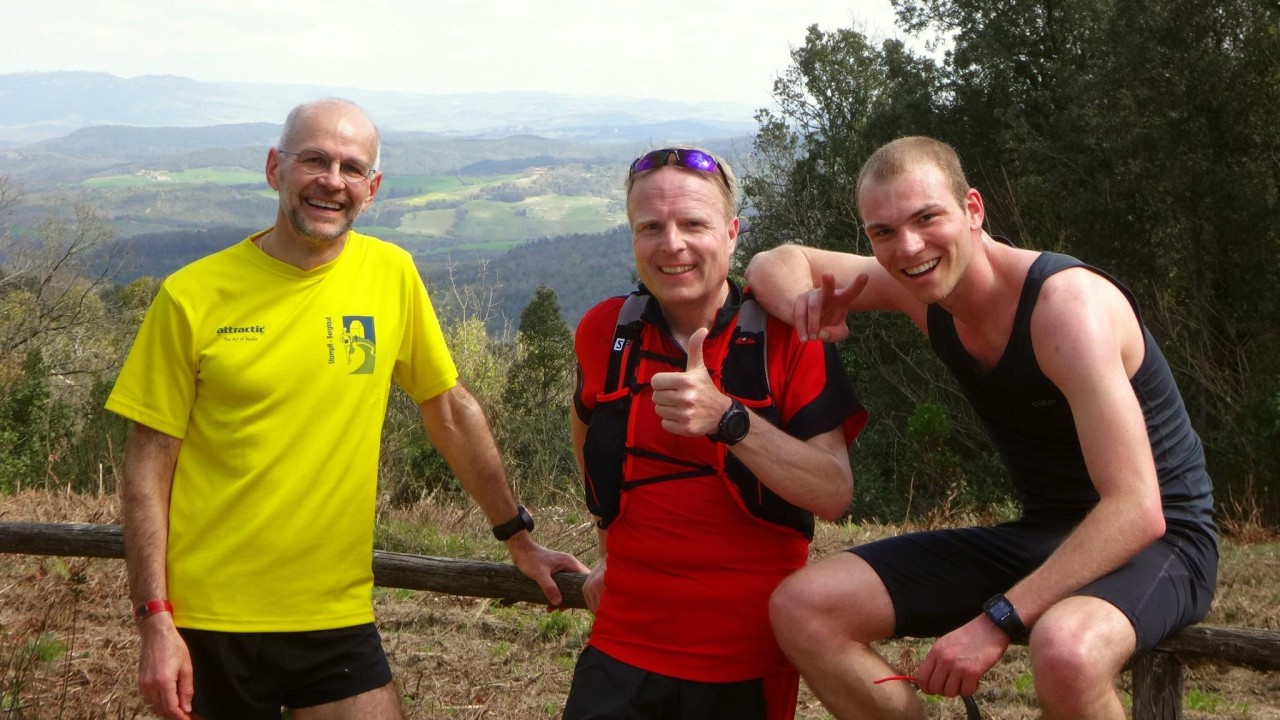 Happy Runners in der Toskana