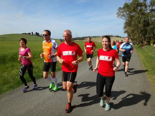 Langer Lauf bei der Toskana Laufreise