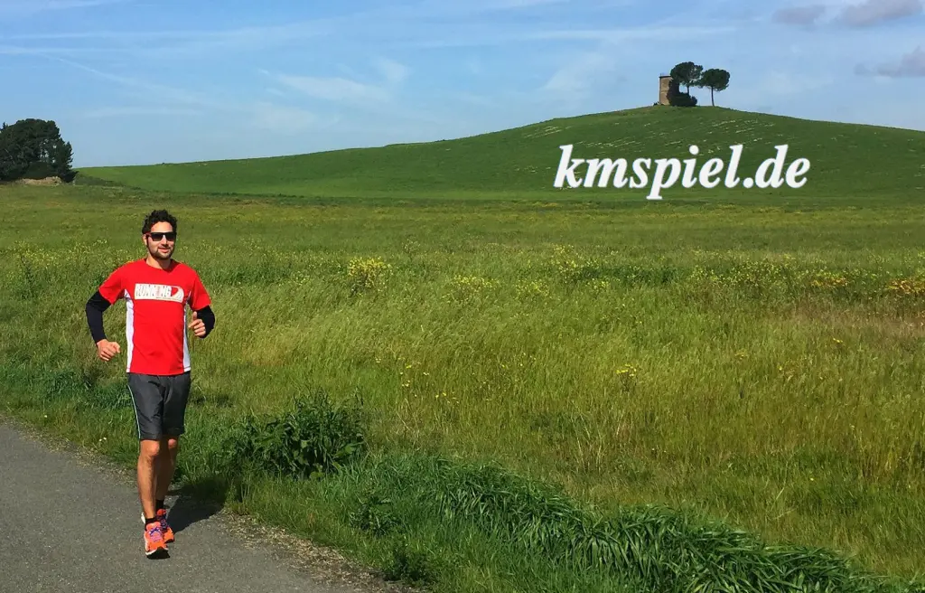 Header mit Km-Spiel Schriftzug