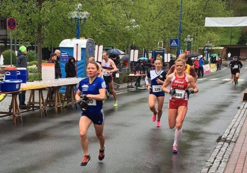 Regina Högl bei den Deutschen Halbmarathon Meisterschaften