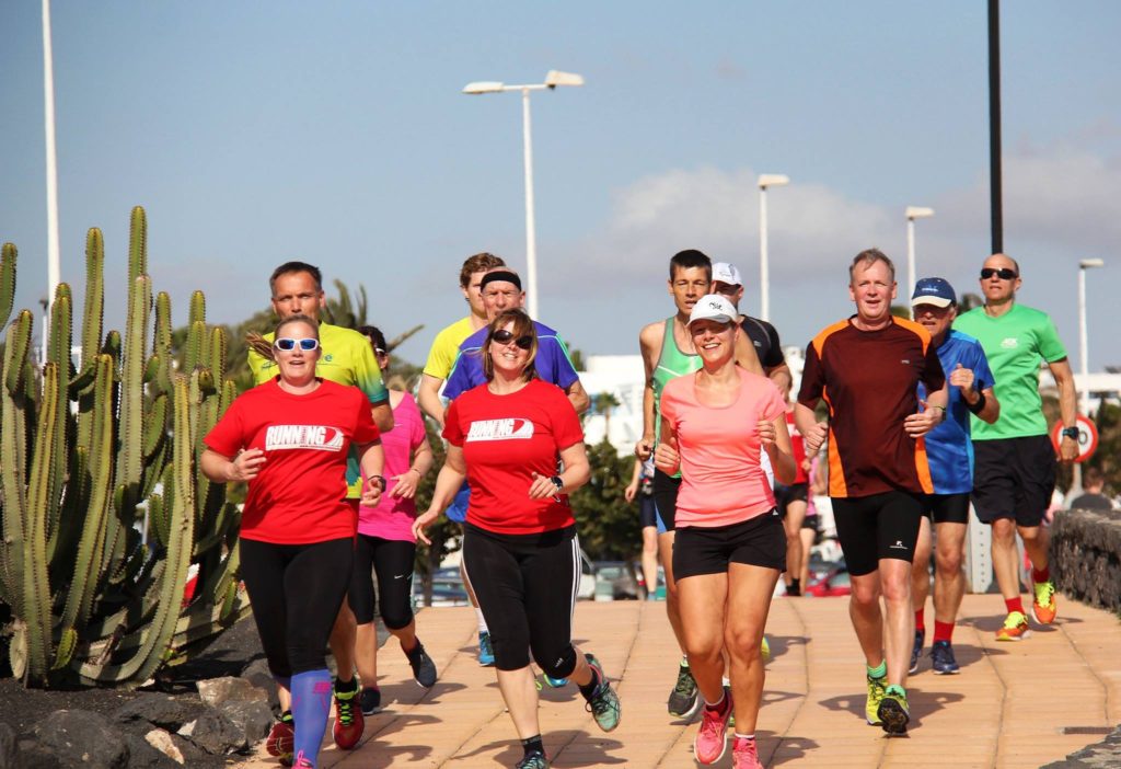 Lauf auf der Strandpromenade