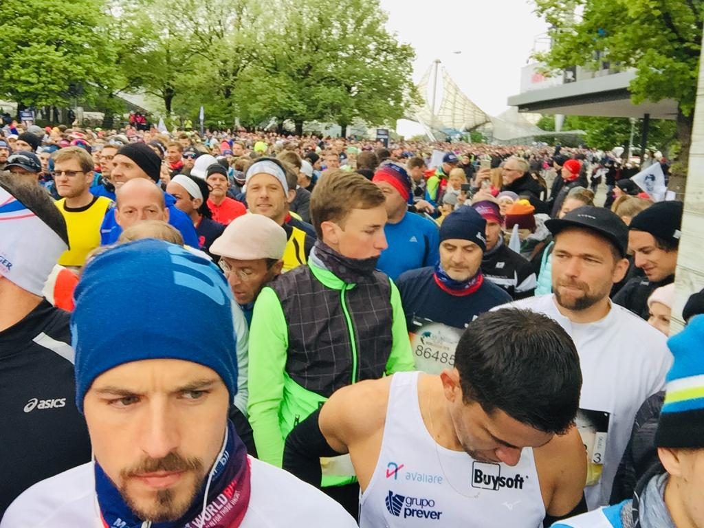 Startaufstellung beim Wings for Life World Run in München 2019