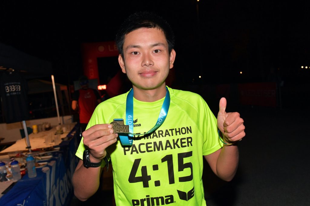 Pacemaker beim Bestzeitmarathon - Martin Zhang