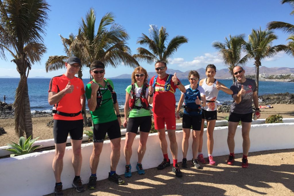 Sonne und Palmen bei der Lanzarote Laufreise