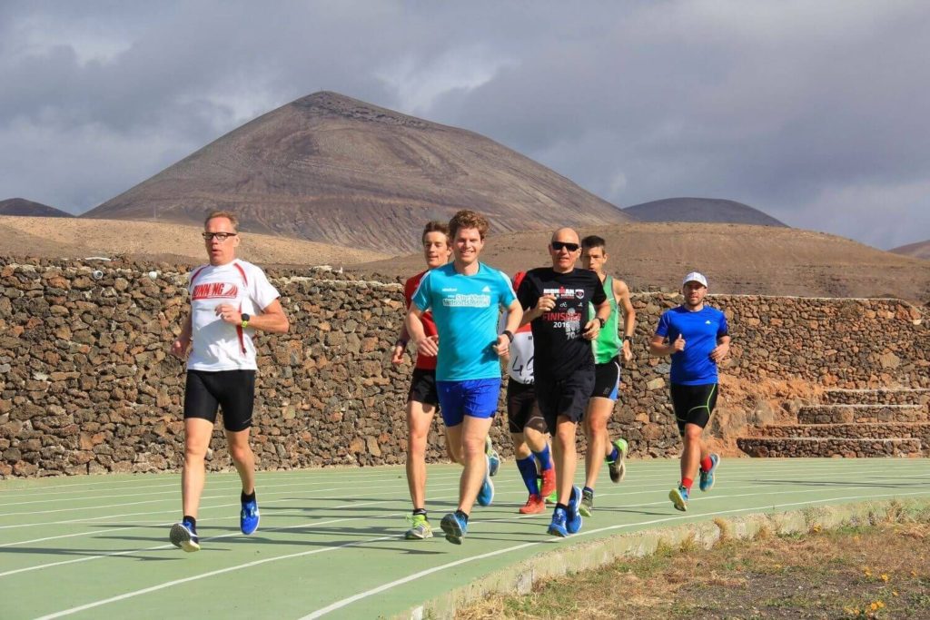 Bahntraining im Lanzarote Laufseminar