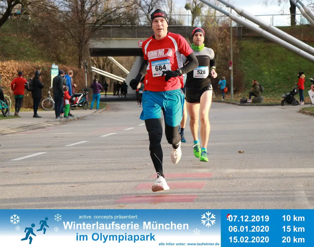 Läufer im Olympiapark München