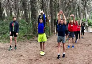 Lauf-ABC im Pinienwald von Marina di Bibbona