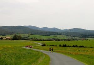 Toskana Landschaft im Laufcamp