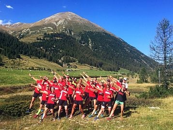 Die Sonne lacht im Laufcamp Höhentraining in Italien