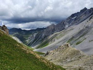 Steile Hänge beim Swissalpine