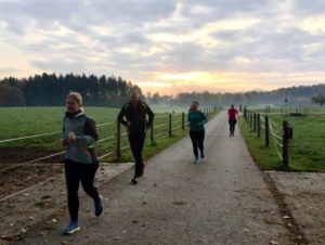 Morgensonne im Laufcamp am Chiemsee