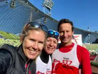 RUNNING Company_Glückliche Gesichter im Ziel beim München Marathon