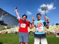 RUNNING Company_Jubel im Ziel beim München Marathon