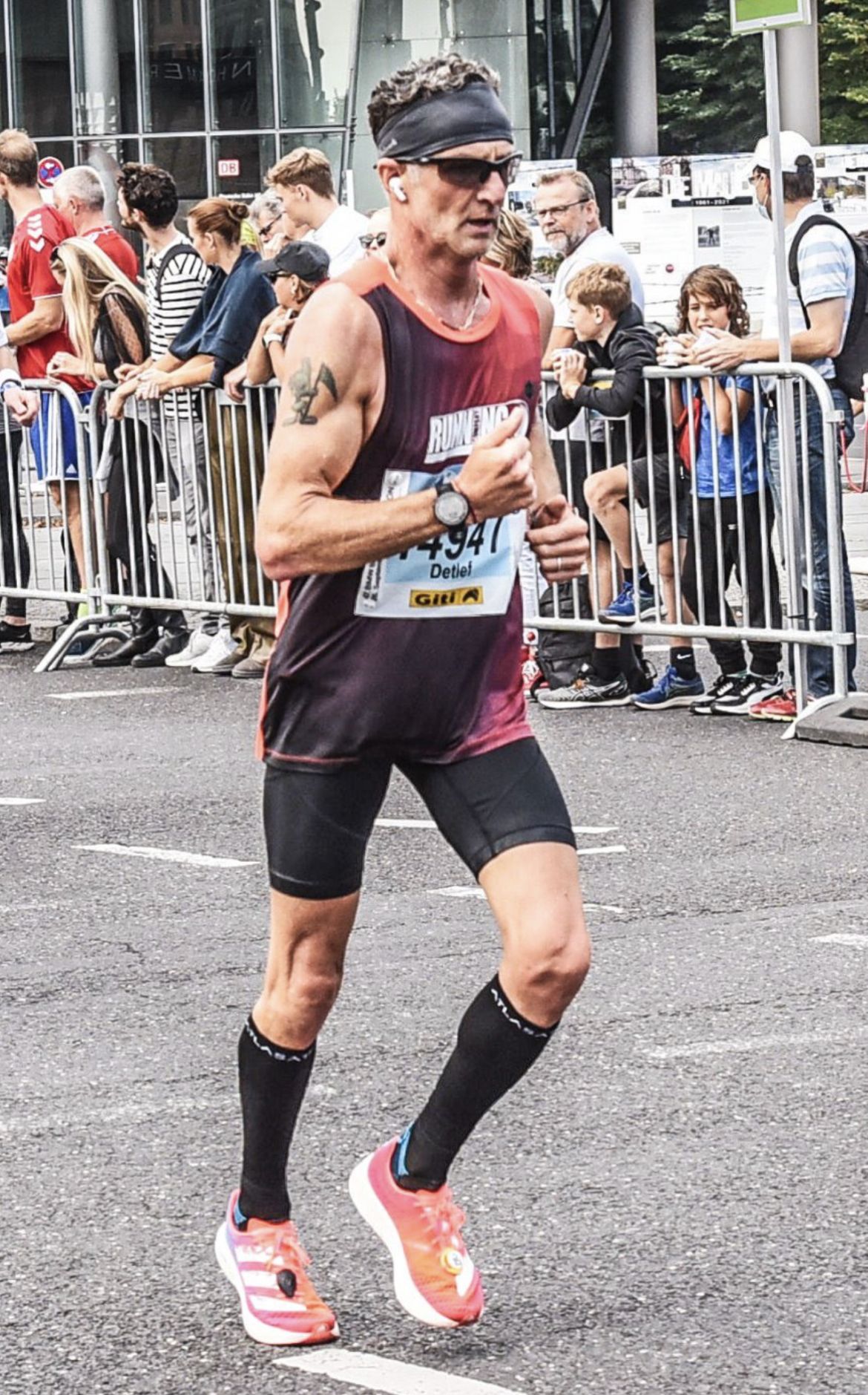 Detlef Fleischer beim Berlin Marathon